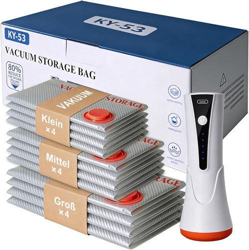 12x vakuumbeutel für kleidung - für,
